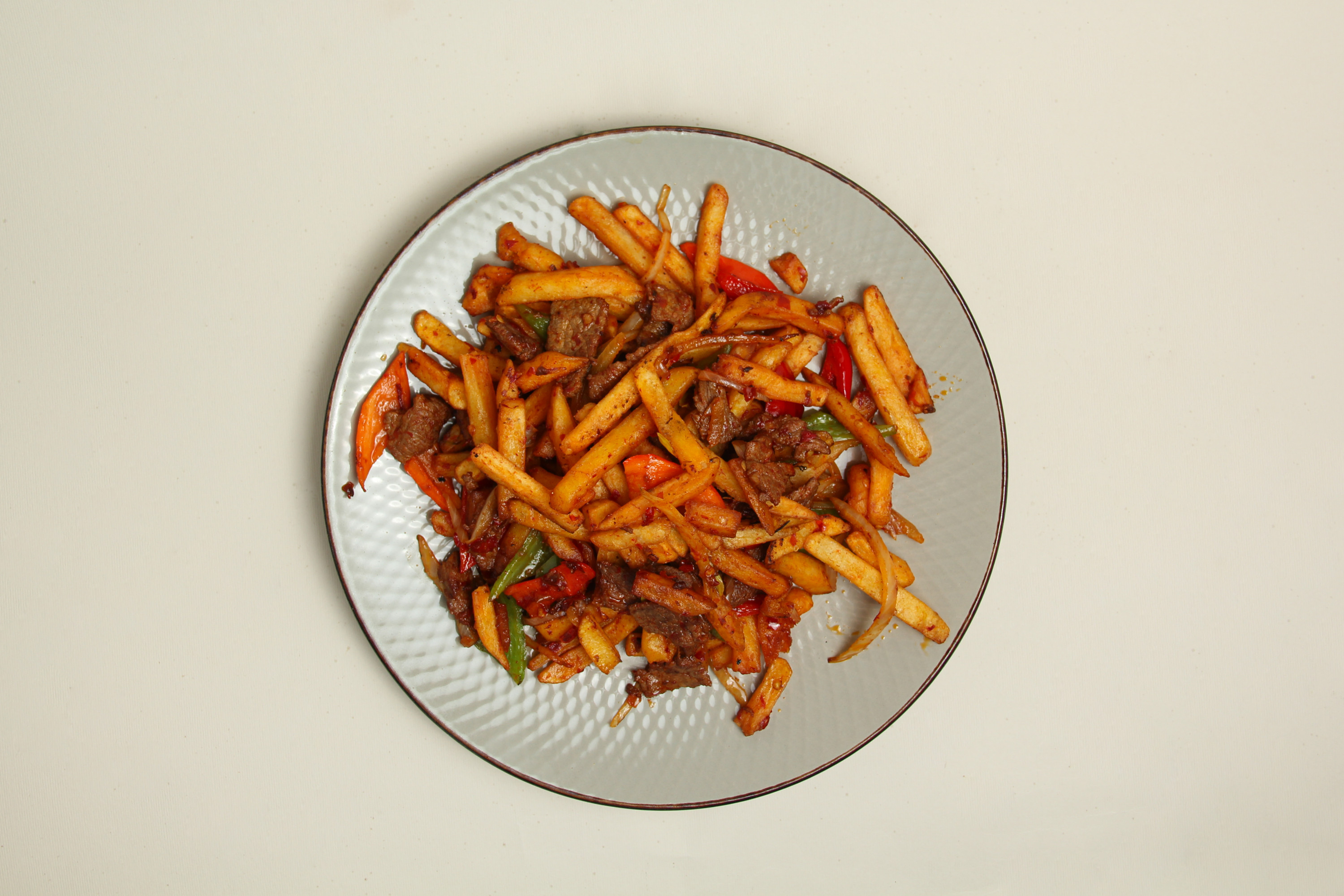 Фри с мясом